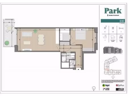 appartement à vendre avec terrasse   anderlecht (rbw34457)
