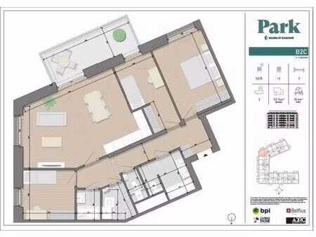 appartement à vendre avec terrasse   anderlecht (rbw34458)