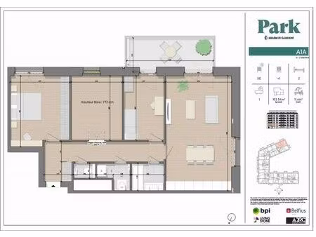 appartement à vendre avec terrasse   anderlecht (rbw34460)