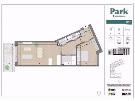 appartement à vendre avec terrasse   anderlecht (rbw34462)