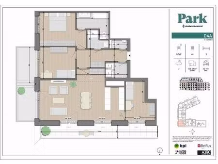 appartement à vendre avec terrasse   anderlecht (rbw34463)
