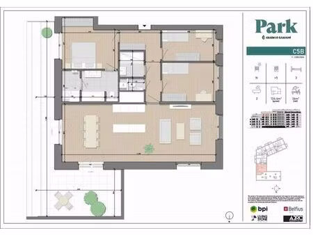 appartement à vendre avec terrasse   anderlecht (rbw34464)