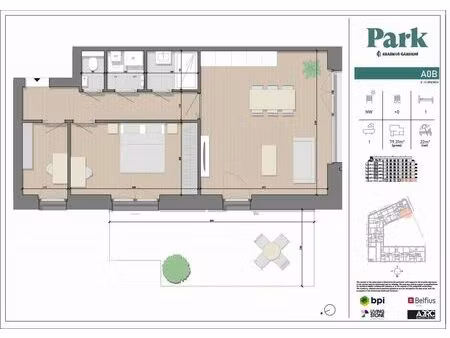 appartement à vendre avec terrasse et jardin   anderlecht (rbw34461)