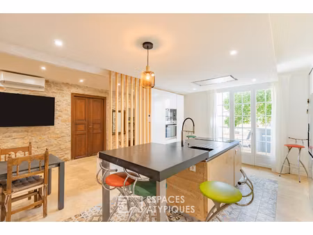 maison familiale et chambres d'hôtes - 328 m² rénovés au coeur des corbières