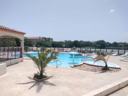 charmante maison de 2 pièces avec piscine et jardin paysager à homps