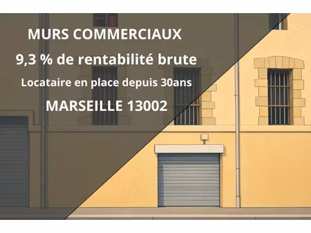 vente commerce 269 m² marseille 2 (13002)