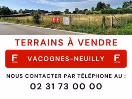 vente terrain à vacognes-neuilly (14210) : à vendre / 700m² vacognes-neuilly