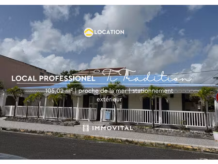 location local professionnel 105m² le moule 97160
