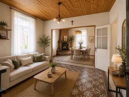 maison individuelle 3 chambres avec jardin  garage et fort potentiel ? aix-en-pévèle
