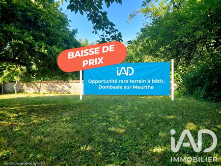 en vente terrain non constructible 824 m² – 85 000 € |dombasle-sur-meurthe
