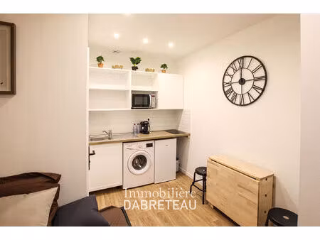 a louer - studio meuble de 16.76m² - lyon 1er