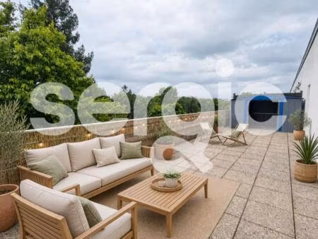 exclusivite sergic : superbe t3 de 71 m2 au dernier étage avec terrasse exposée sud de 41 