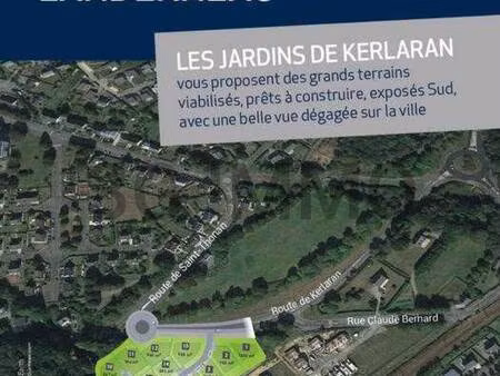terrain constructible à vendre