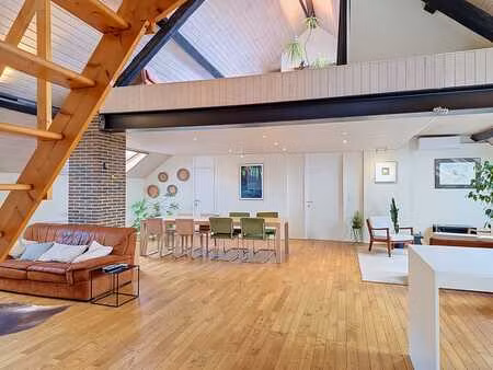 loft meublé 134 m² - 2 ch - terrasse - sainte-catherine