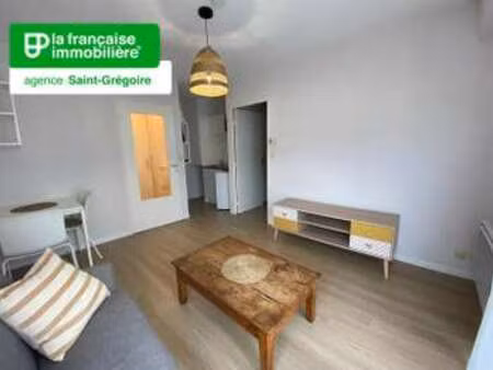 location appartement 2 pièces meublé à saint-grégoire (35760) : à louer 2 pièces meublé / 
