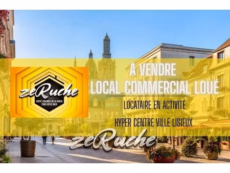 local commercial 3 pièces 61 33 m² centre lisieux