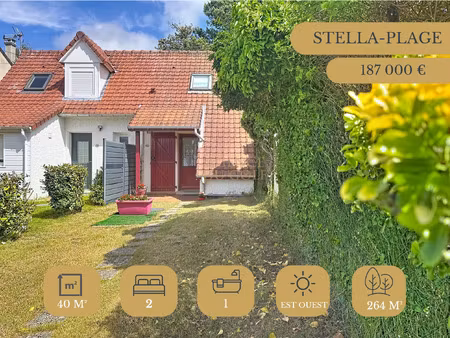 vente maison 3 pièces 40 m² cucq (62780)