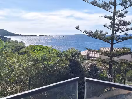porticcio t3 de 57 m2 vue mer dans résidence sécurisée proche plage