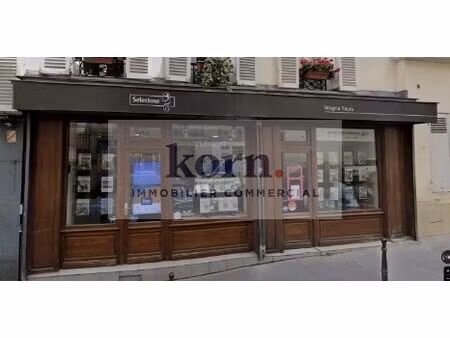 vente commerce paris 75017 78m²