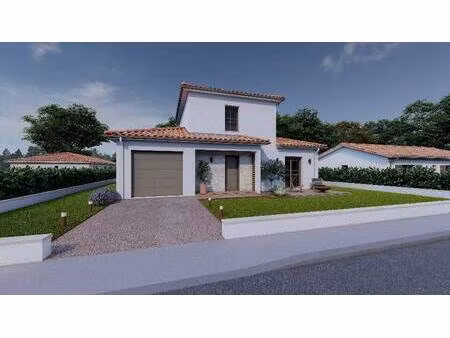 terrain avec maison neuve à vendre