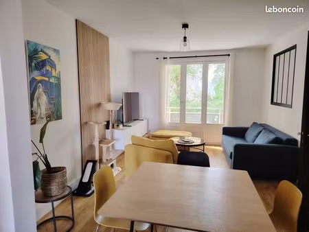 colocation meublée – 3 chambres – 67 m² – balcons + parking – rennes anatole france / pont