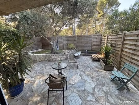appartement t2 meublé avec jardin