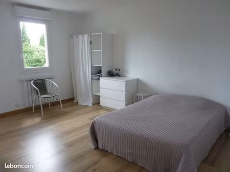 chambre meublée étudiant(e)  prox tram  montpellier sud  dans villa calme + jardin  tout c