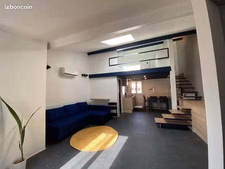 t1 bis de 45m² meublé à louer - quartier palais de justice