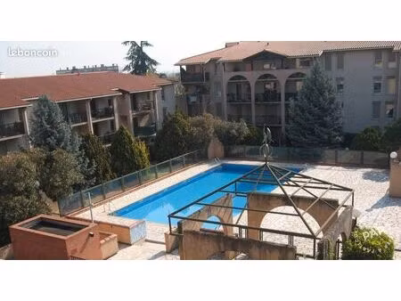 t1 bis meublé avec balcon  parking clim et piscine – toulouse purpan