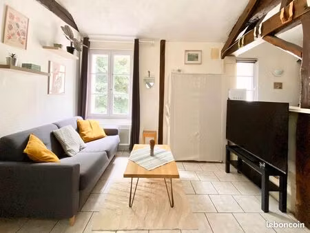 duplex meublé coeur de tours 31m2 - tout inclus (électricité  eau  internet)