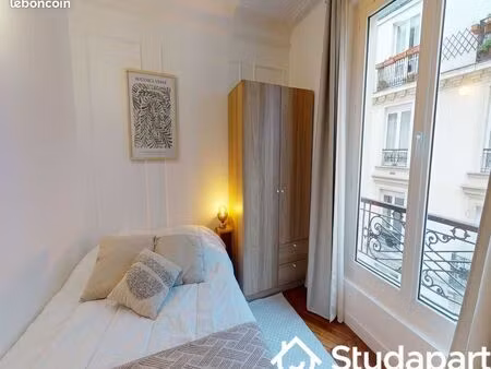 chambre 1 pièce 9 m²