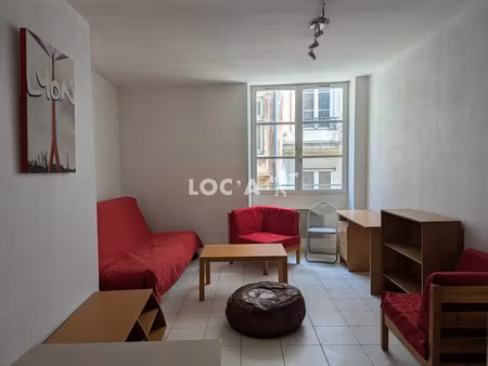 location appartement 1 pièce 27 m² à lyon 1 (69001)