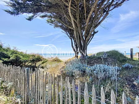 terrain constructible donnant sur acces direct plage saint p