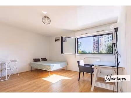 studio meublé de 27 m² rénové – secteur gare sud