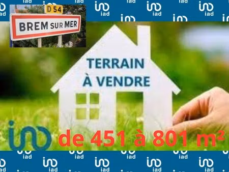 terrain à brem-sur-mer (85470)