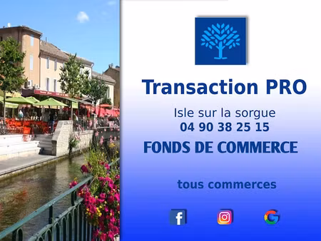 vente locaux professionnels à l'isle-sur-la-sorgue (84800)  271 000 €