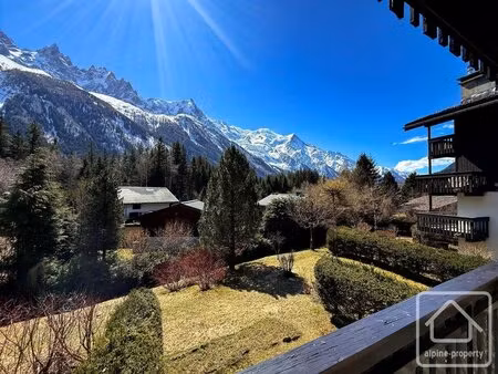 appartement d'une chambre récemment rénové aux praz avec un grand balcon donnant sur le...