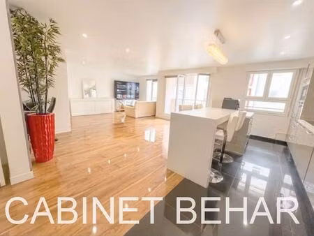 nogent-sur-marne – centre-ville – appartement 3 pièces rénové avec balcons  parking et jar