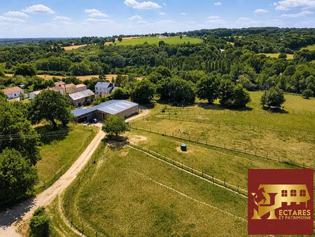 propriété équestre sur 10 hectares écurie 8 boxes carrière