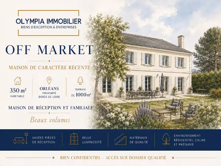 vente maison 10 pièces 350 m² orléans (45000)