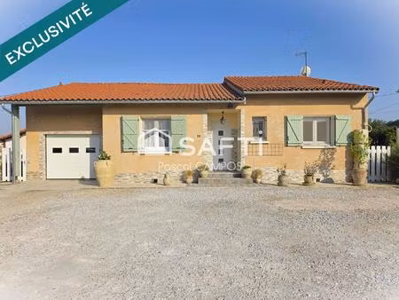 maison t5 de 115m² sur une parcelle de 531m²
