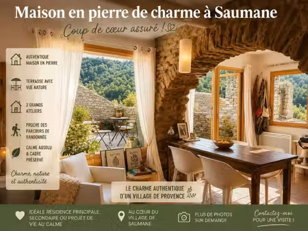 maison en pierre pleine de charme au cœur du village  terrasse avec vue nature  2 grands a