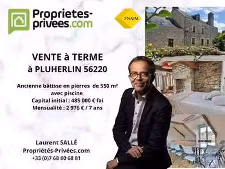 vente maison piscine à pluherlin (56220) : à vendre piscine / 450m² pluherlin