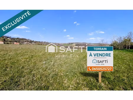 vente terrain 2500 m² cagnac-les-mines (81130)