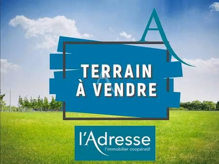terrain constructible viabilisé à vendre
