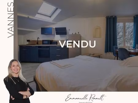 appartement de 28 30 m² entièrement rénové et meublé. quartier saint-patern / gare vannes