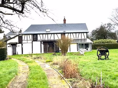 longère normande 7 pièces 106 m2 sur 6600m2