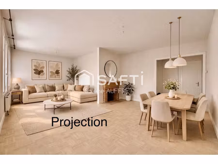 vente appartement 3 pièces 81 m² rouen (76000)