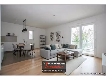 vente appartement 61 m² rouen (76000)