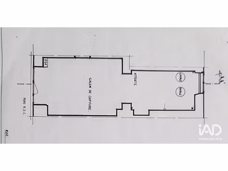 vente commerce 25 m² paris 19 (75019)